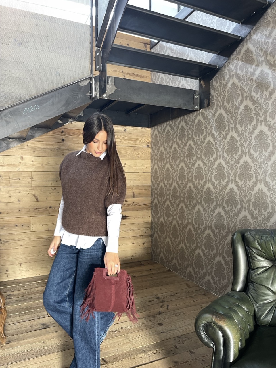 Borsa con frange 232814 - immagine 4