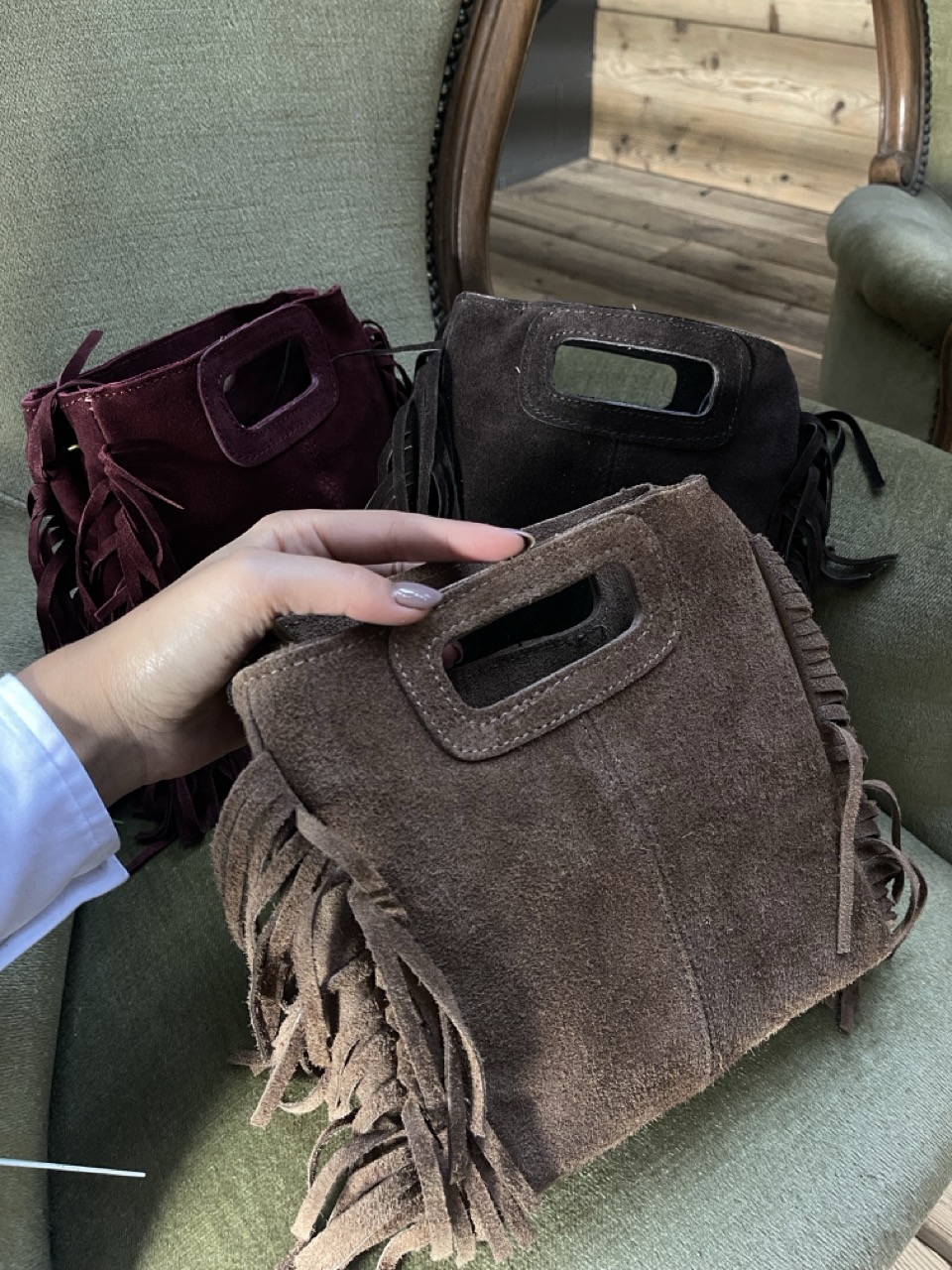 Borsa con frange 232814 - immagine 5