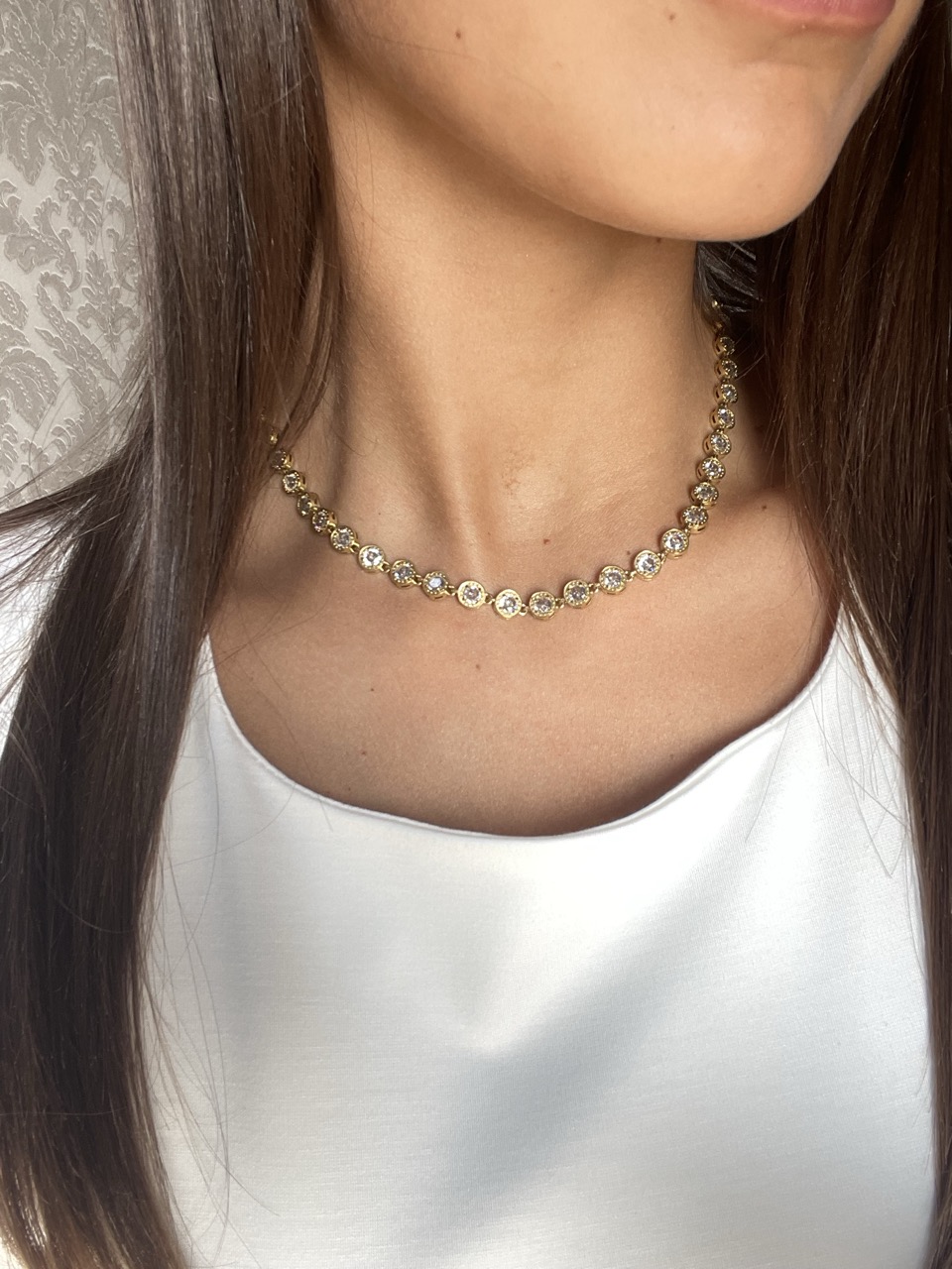 Collana con strass GIOIELLO