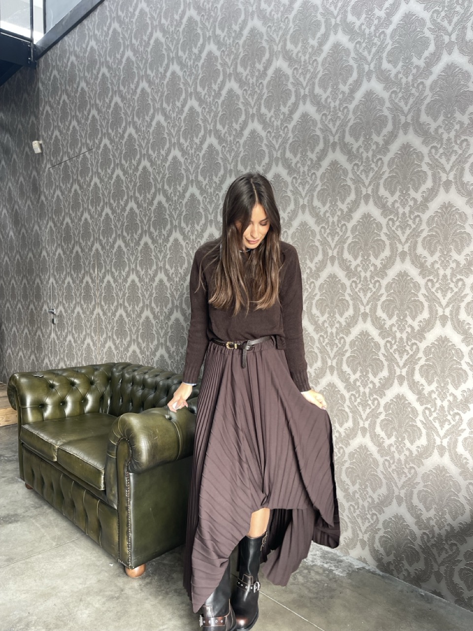 Gonna plissettata 6767