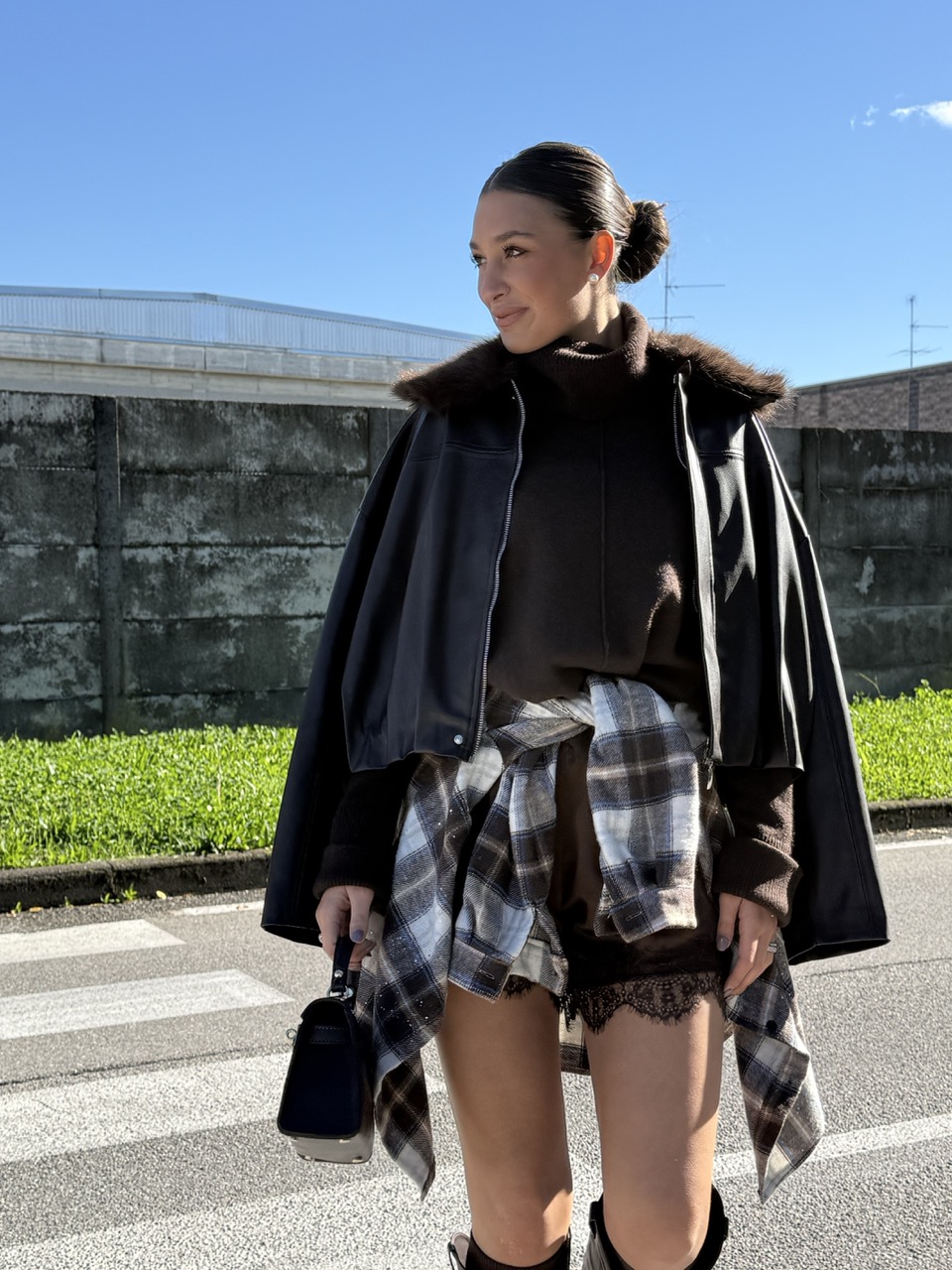 Giacca in ecopelle SUSY MIX PP308T10