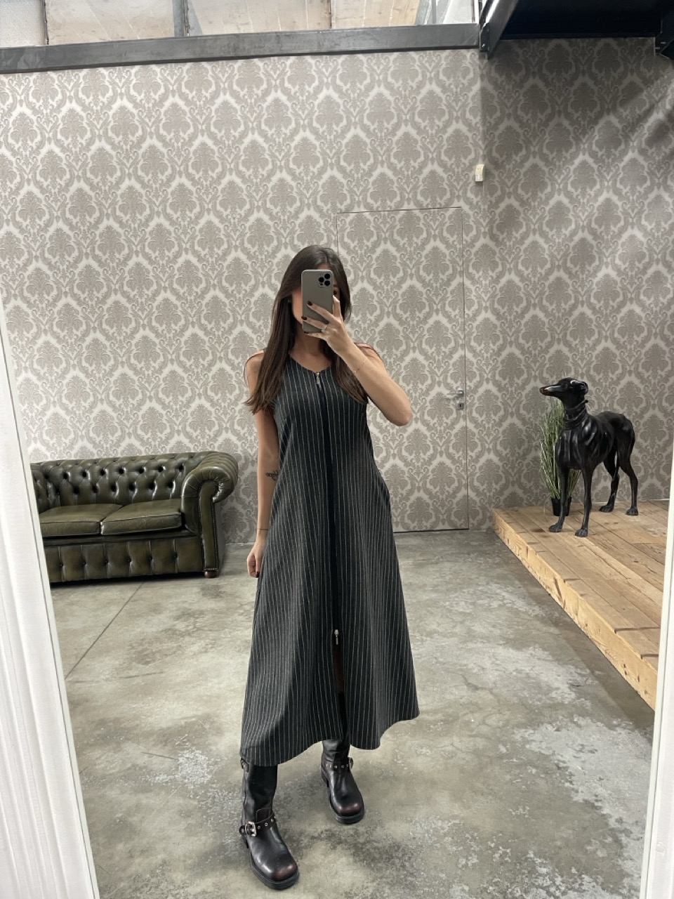 Abito gessato F238/5