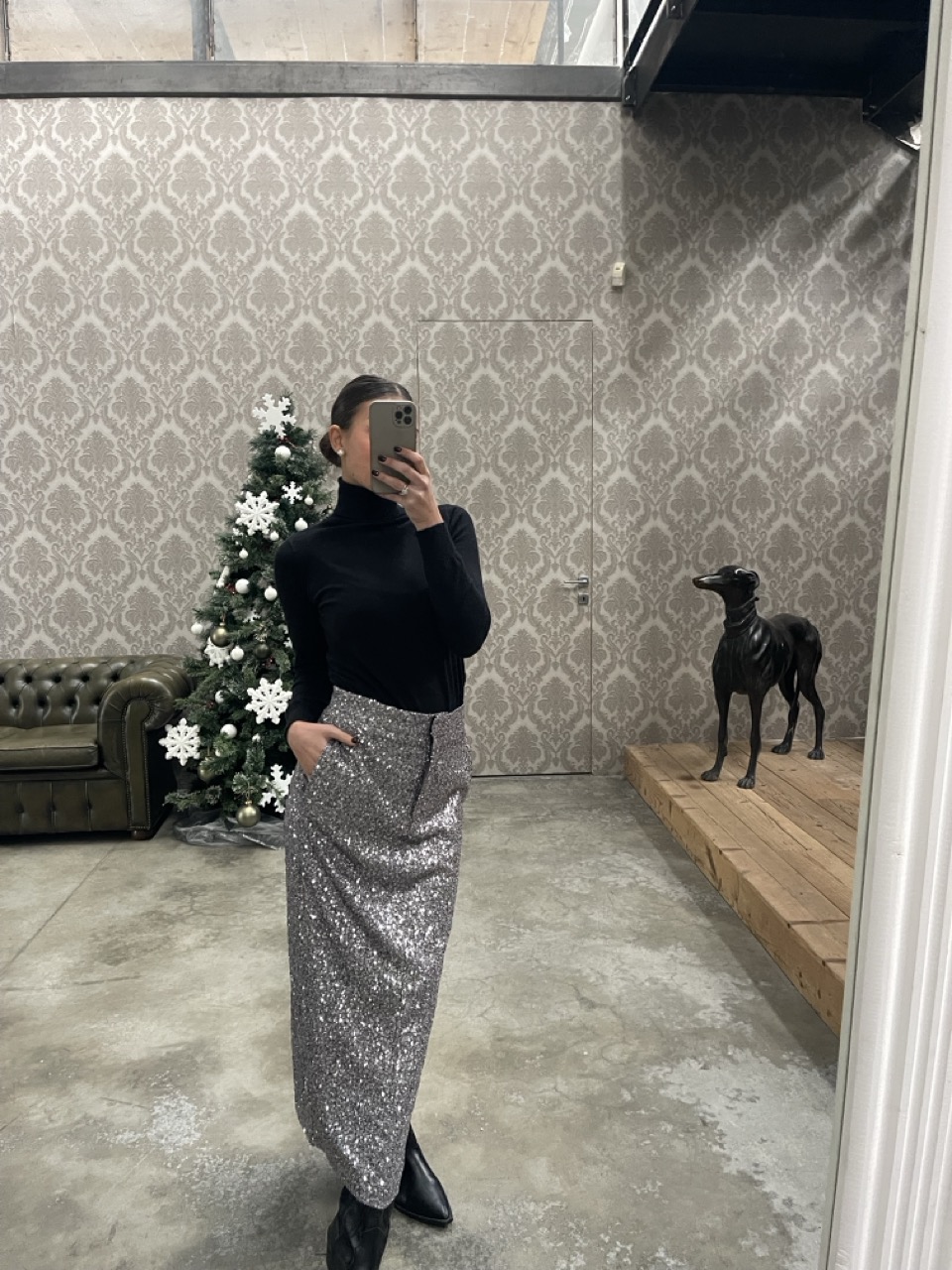 Gonna con paillettes TENSIONE IN 200G