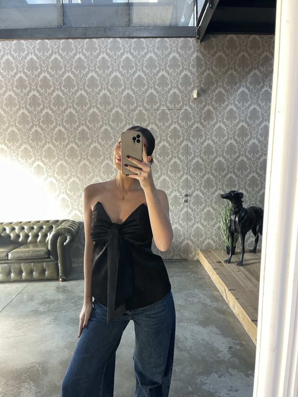 Top in velluto VICOLO GTI0148