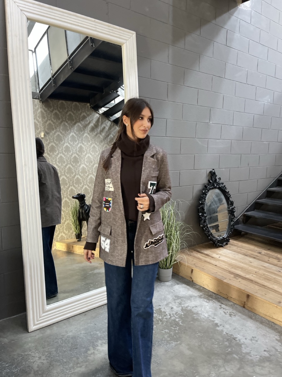 Giacca/Blazer con sticker 7933