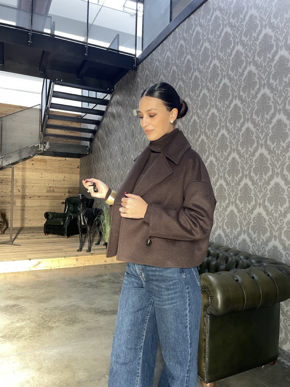 Cappotto corto DEN483