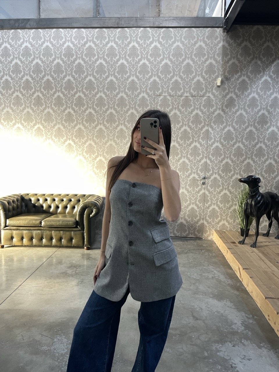 Gilet lungo MOTEL 24T8157