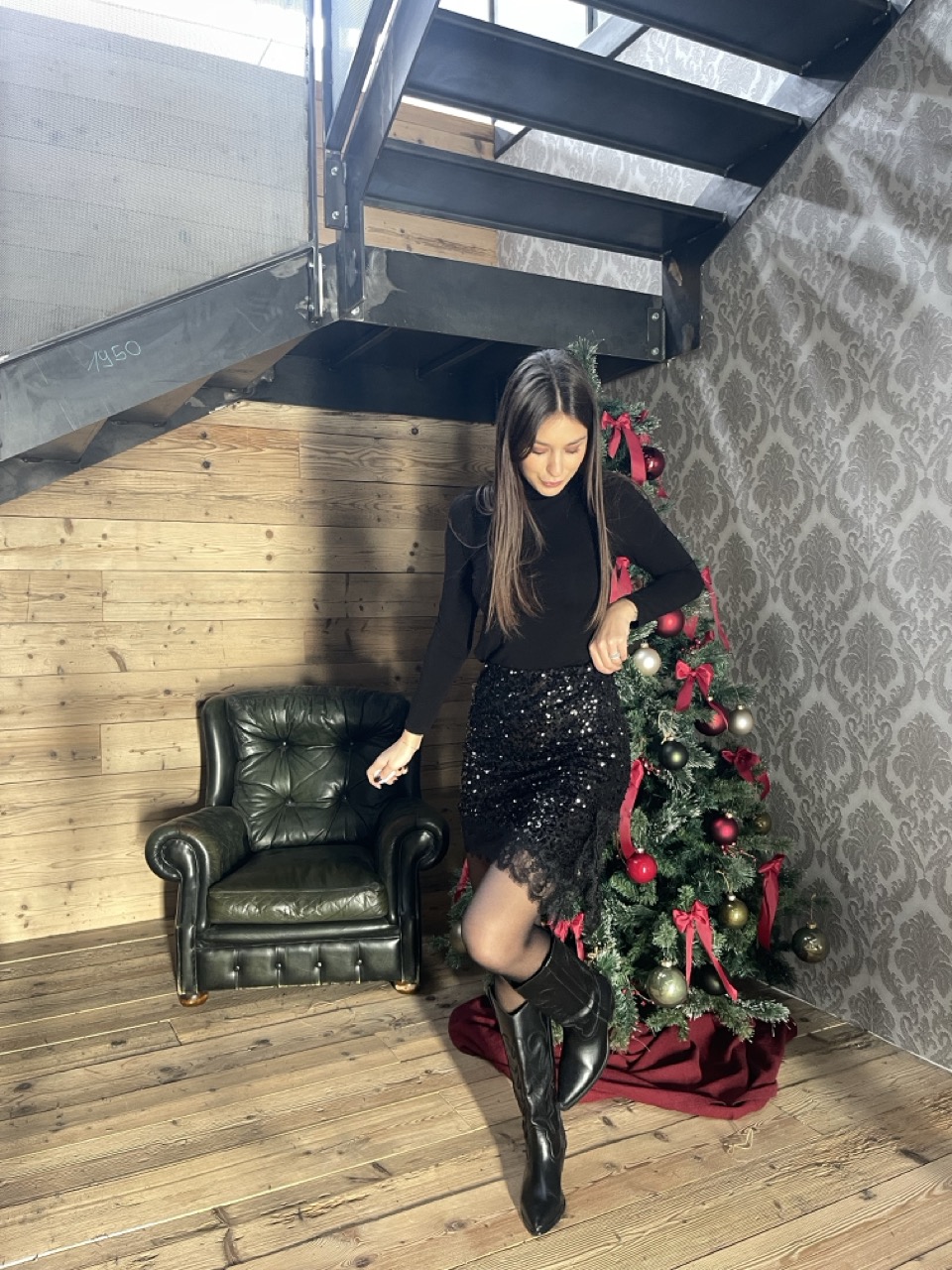 Gonna con paillettes 1101