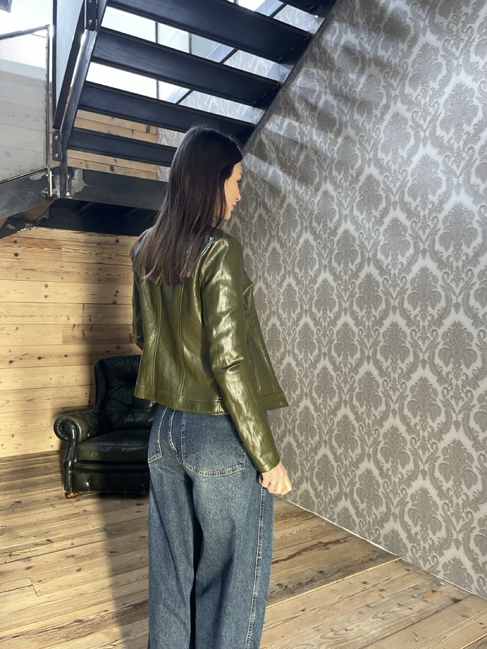 Giacca in ecopelle NANEBI 25806065 - immagine 2