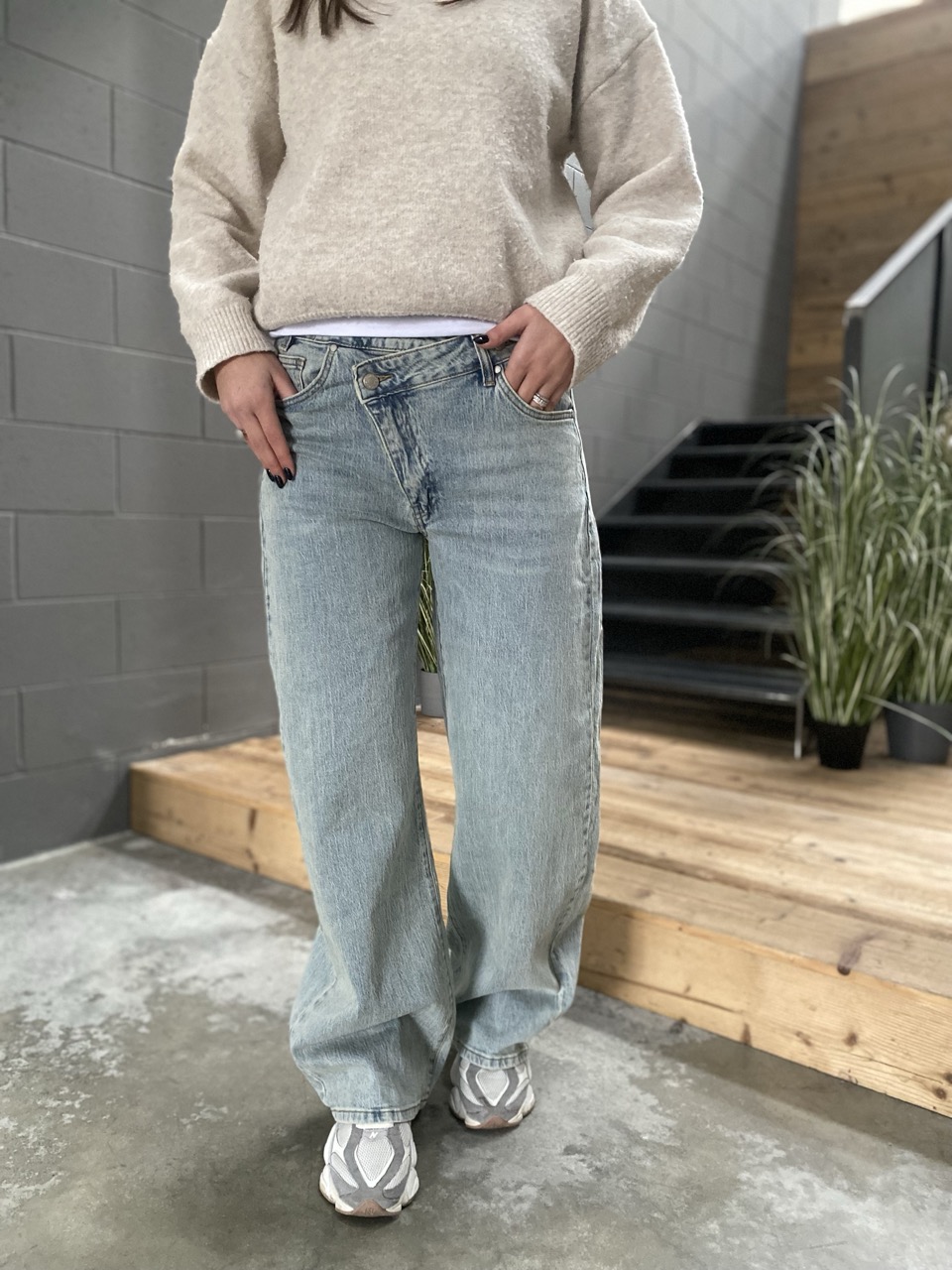 Jeans a palazzo FX878