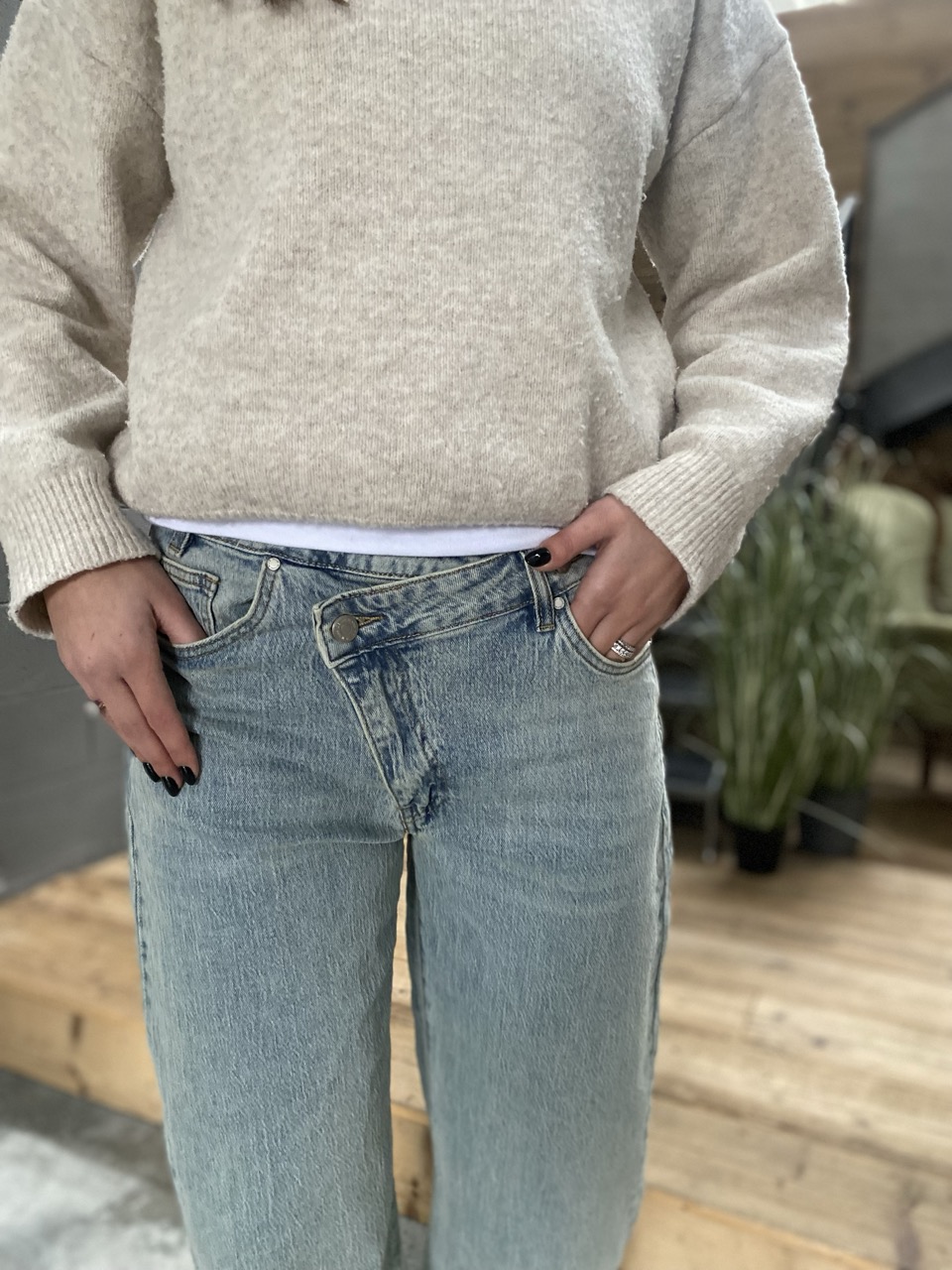 Jeans a palazzo FX878 - immagine 2