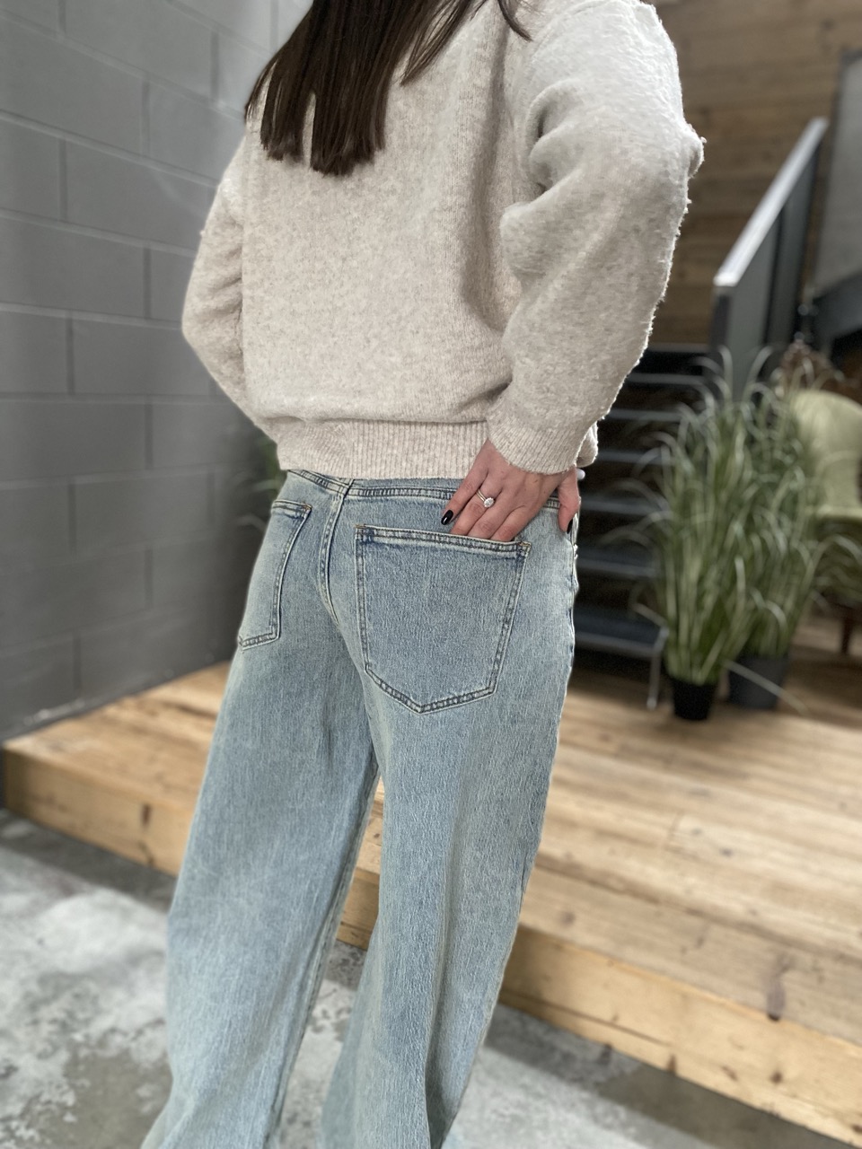 Jeans a palazzo FX878 - immagine 3