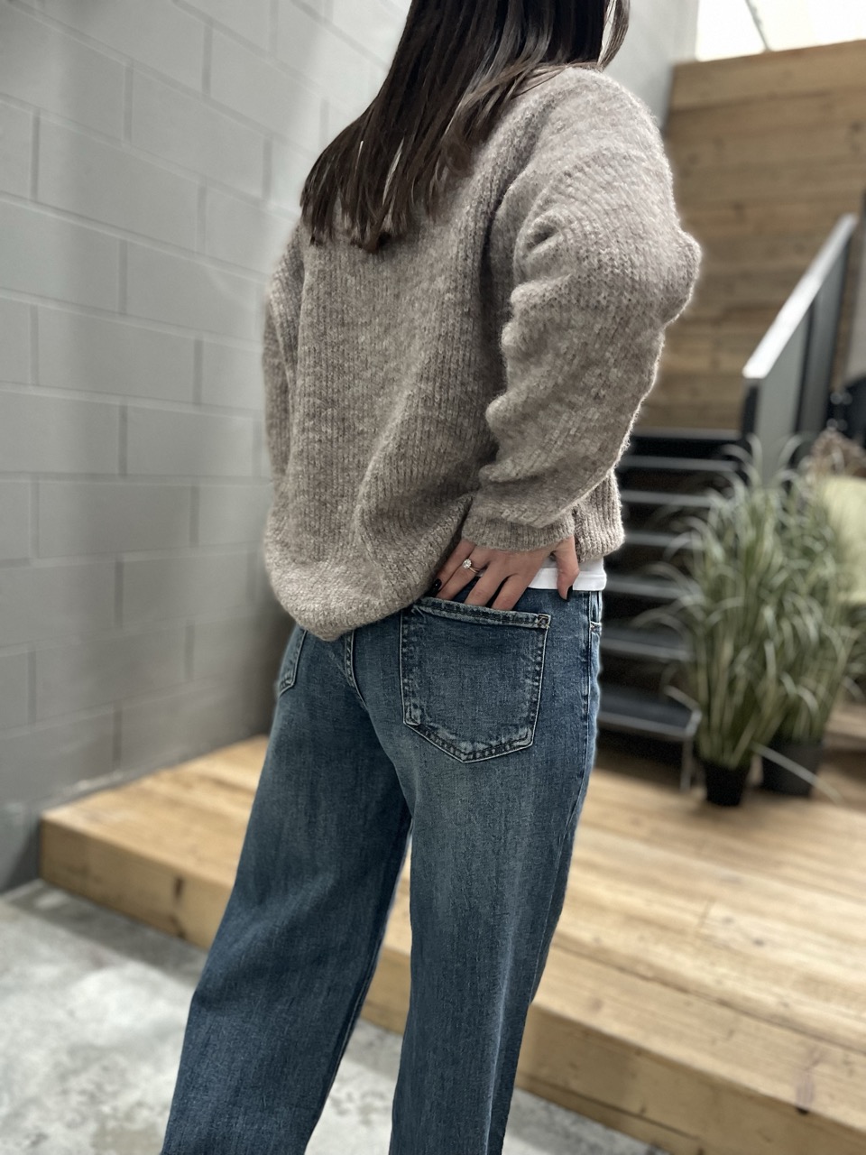 Jeans a palazzo D5881 - immagine 3