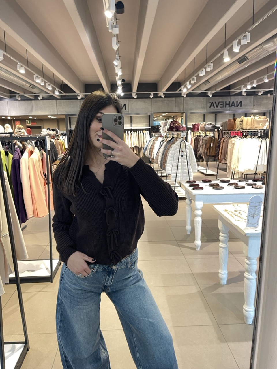 Cardigan con fiocchi DUDA M92071