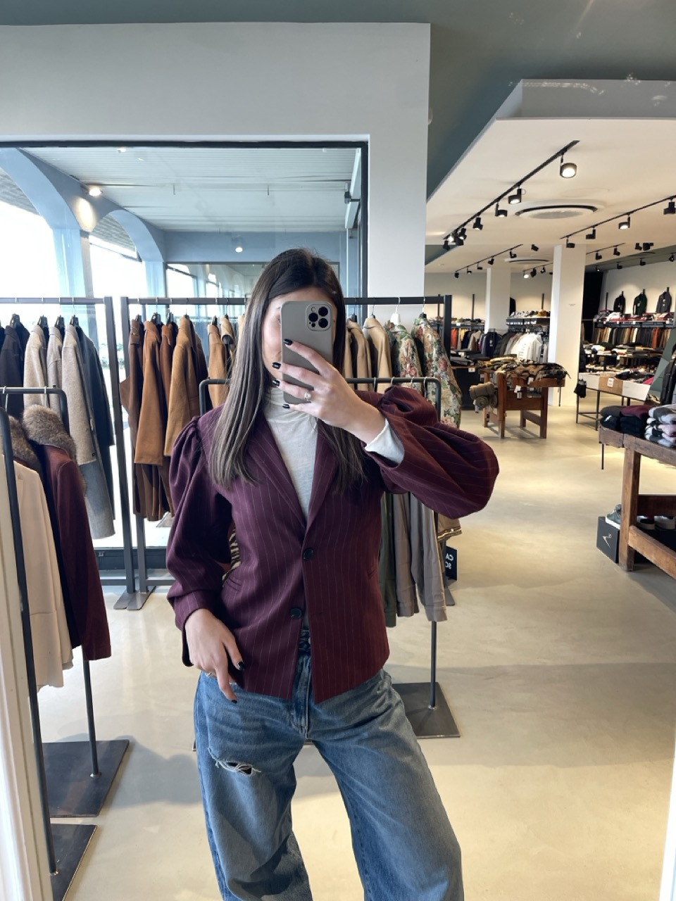 Giacca gessata HAVEONE JVS-P042