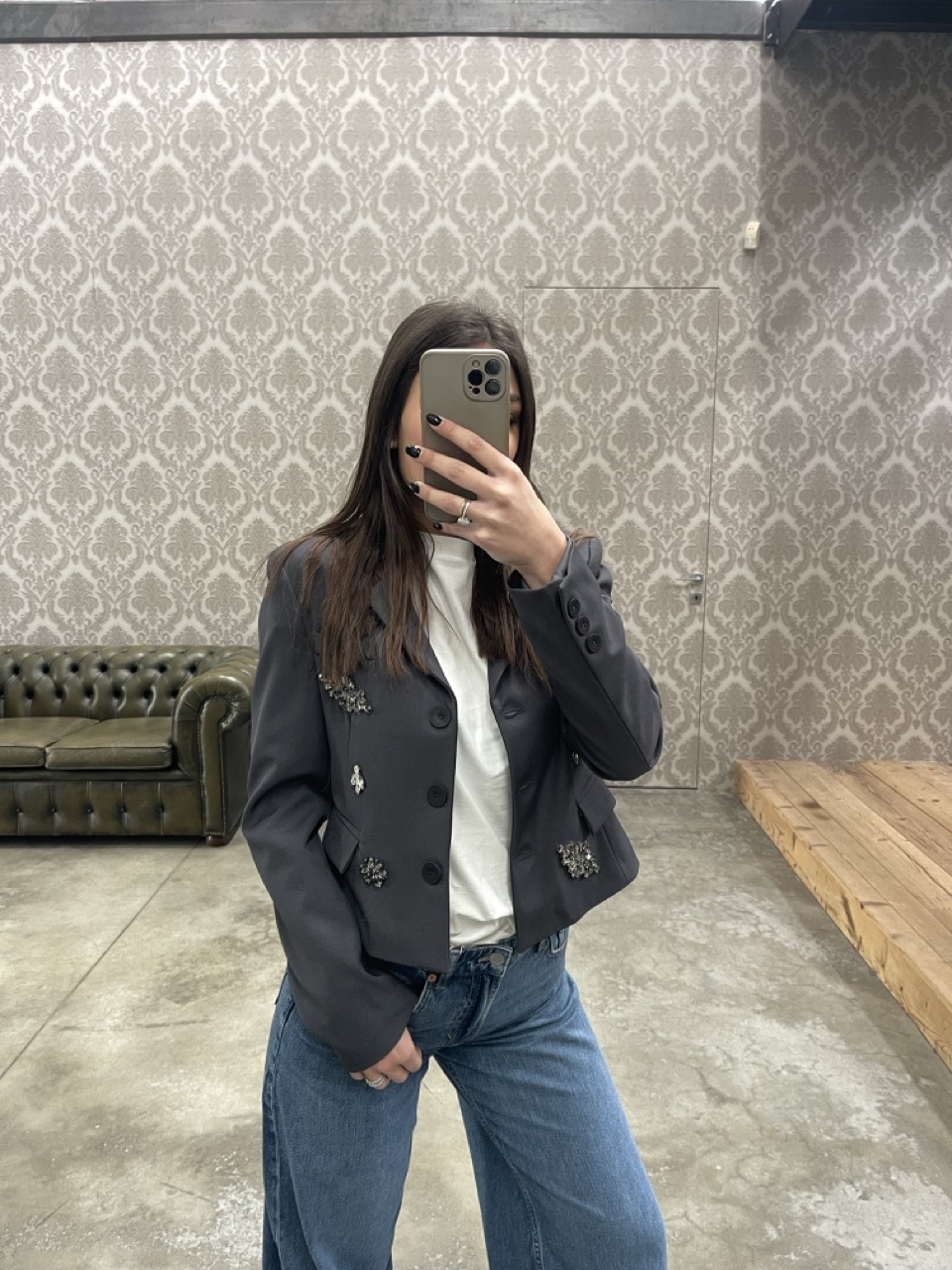 Giacca con strass SUSY MIX M09429