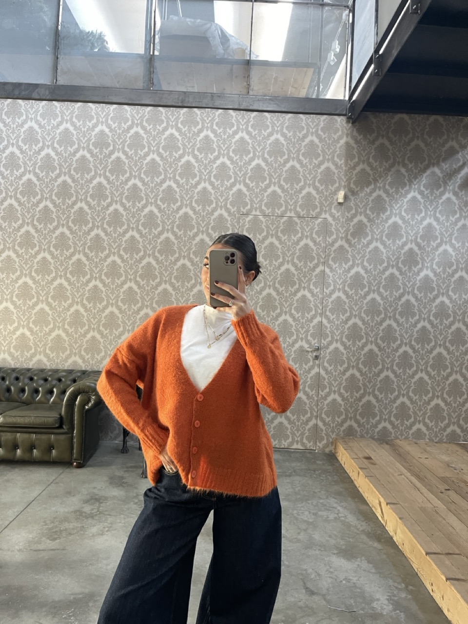 Cardigan in maglia ANGELA DAVIS RI9PA82 - immagine 3