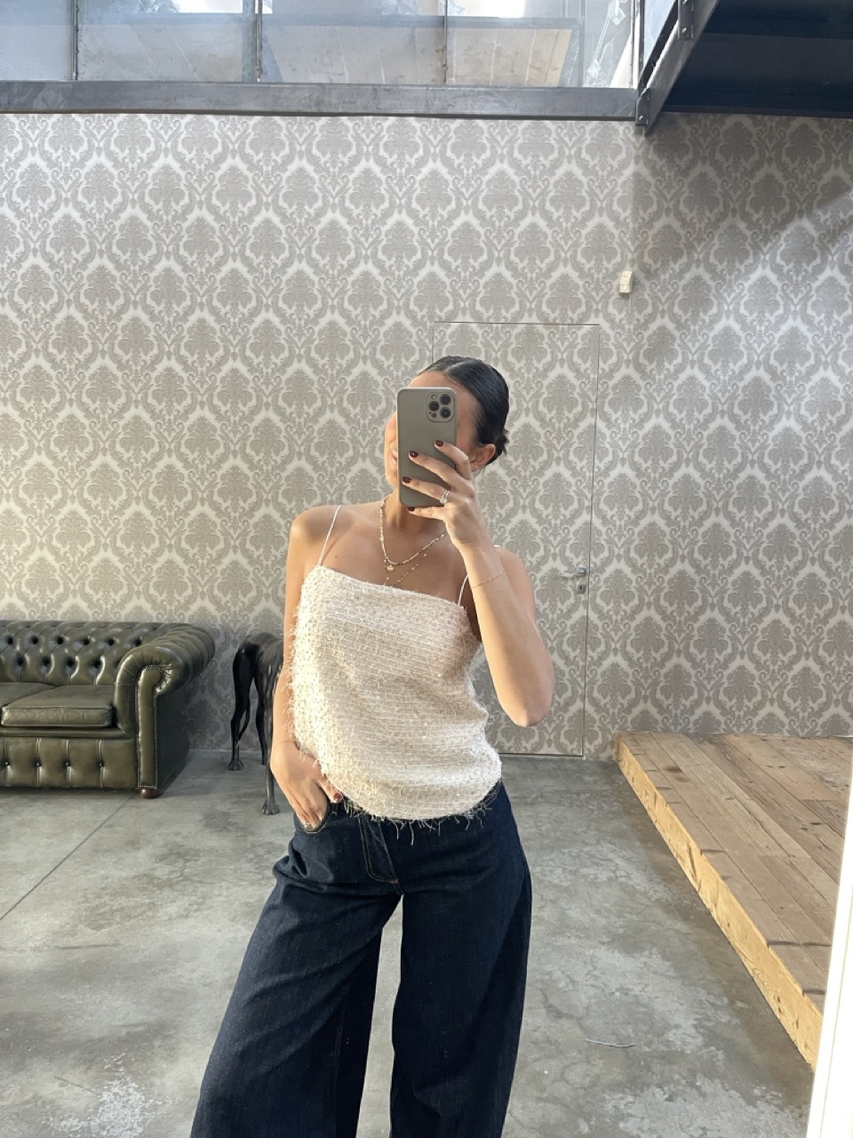 Top con paillettes SOUVENIR M38F1307-UT1134