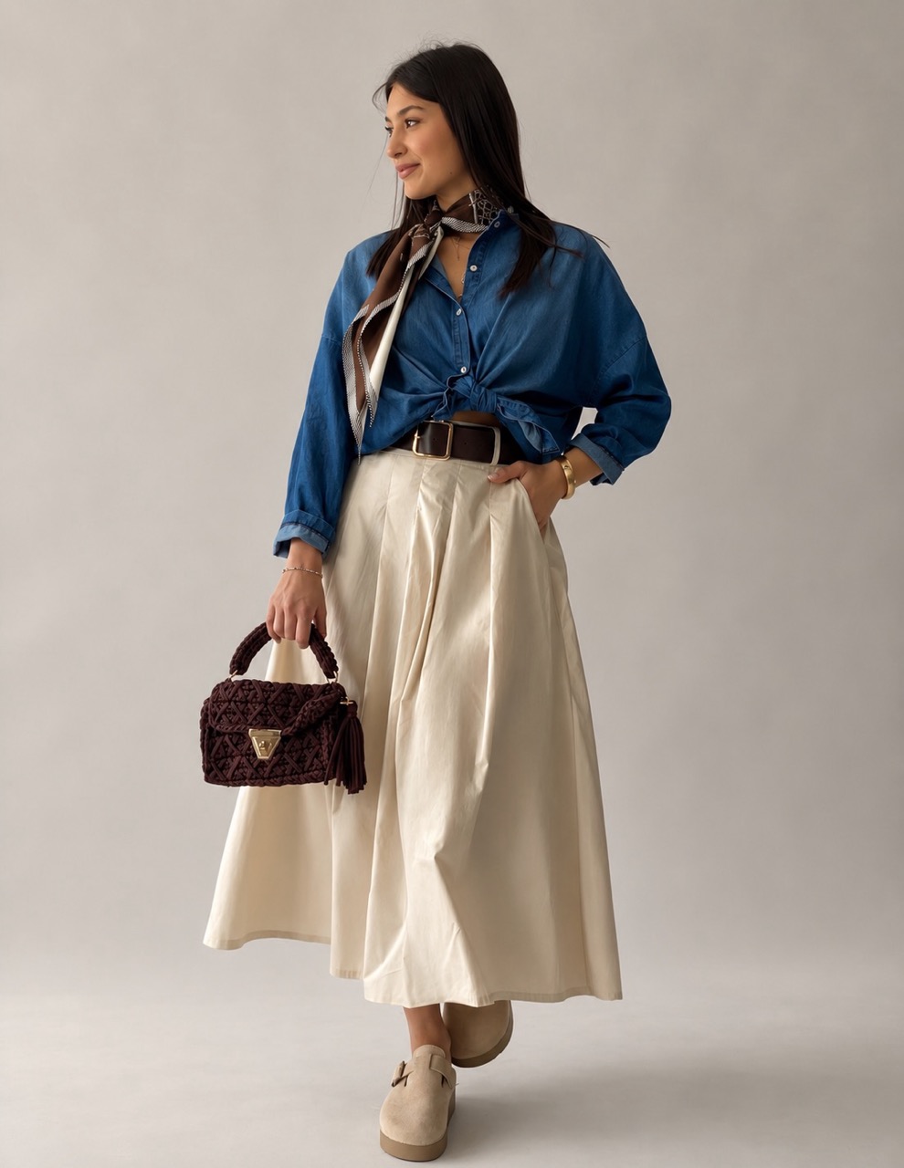 Camicia in denim SUSY MIX S26M641 - immagine 2