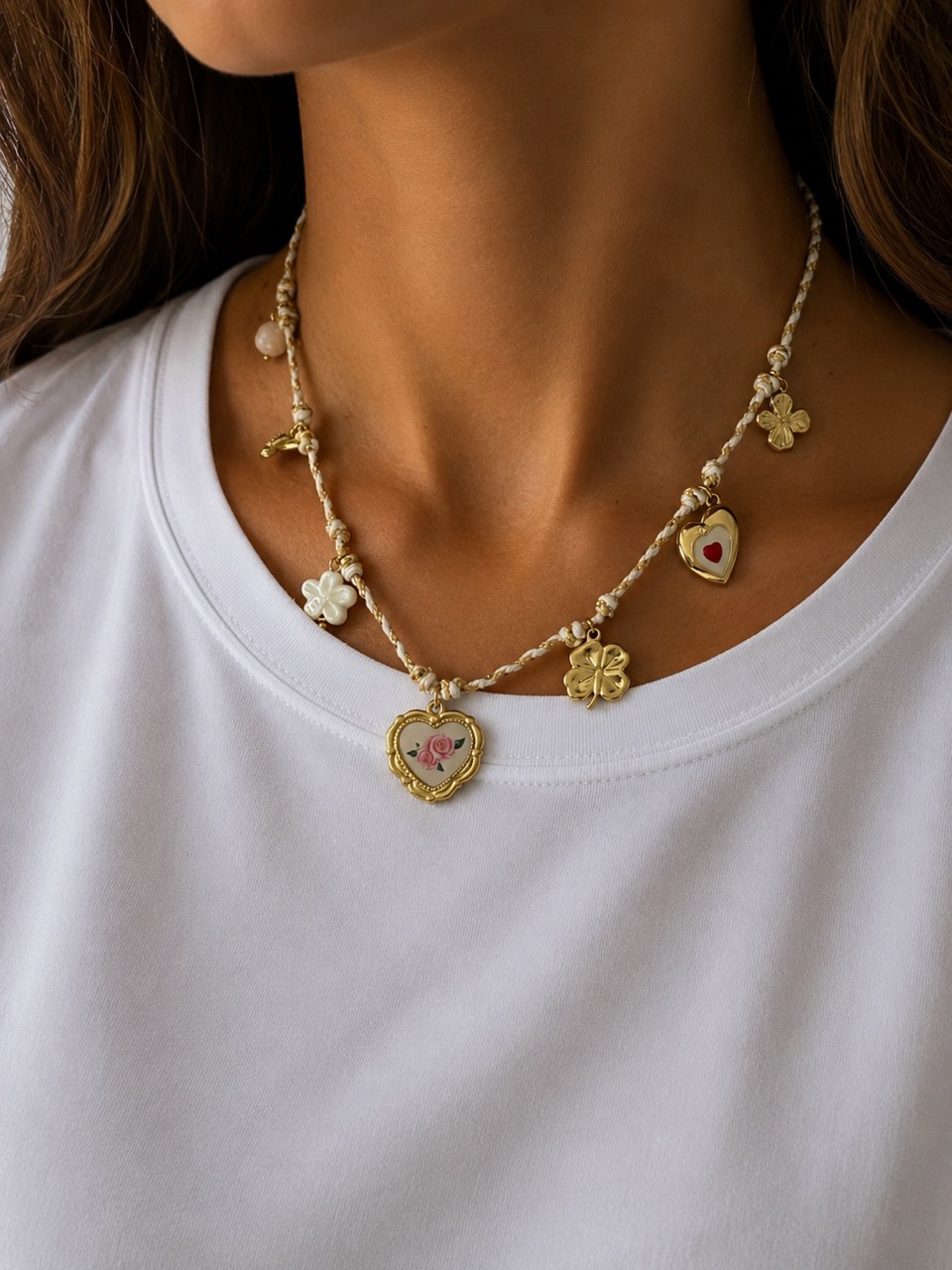 Collana con ciondoli FARFALLA - immagine 2
