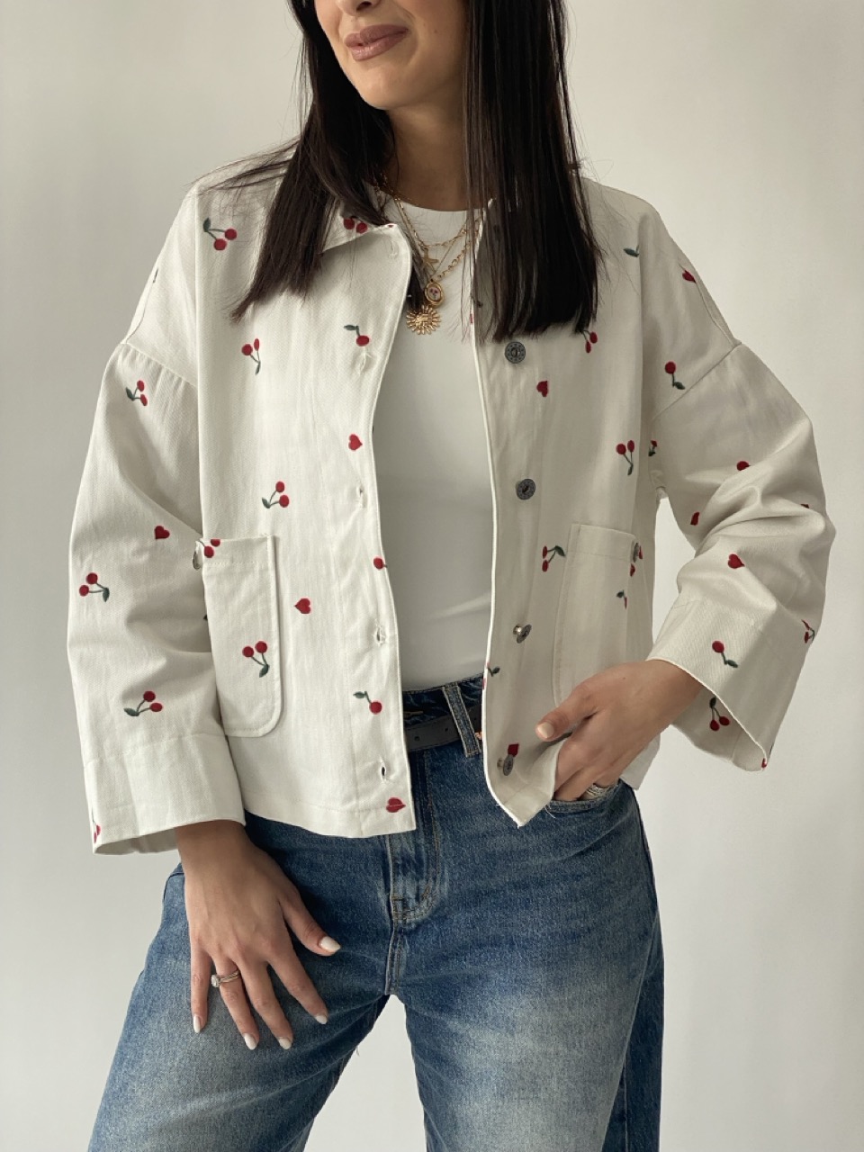 Camicia in fantasia 83036