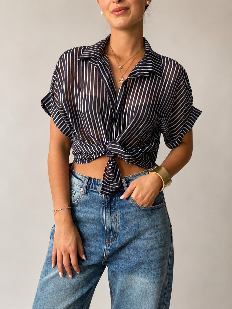 Camicia rigata 604224 - immagine 4