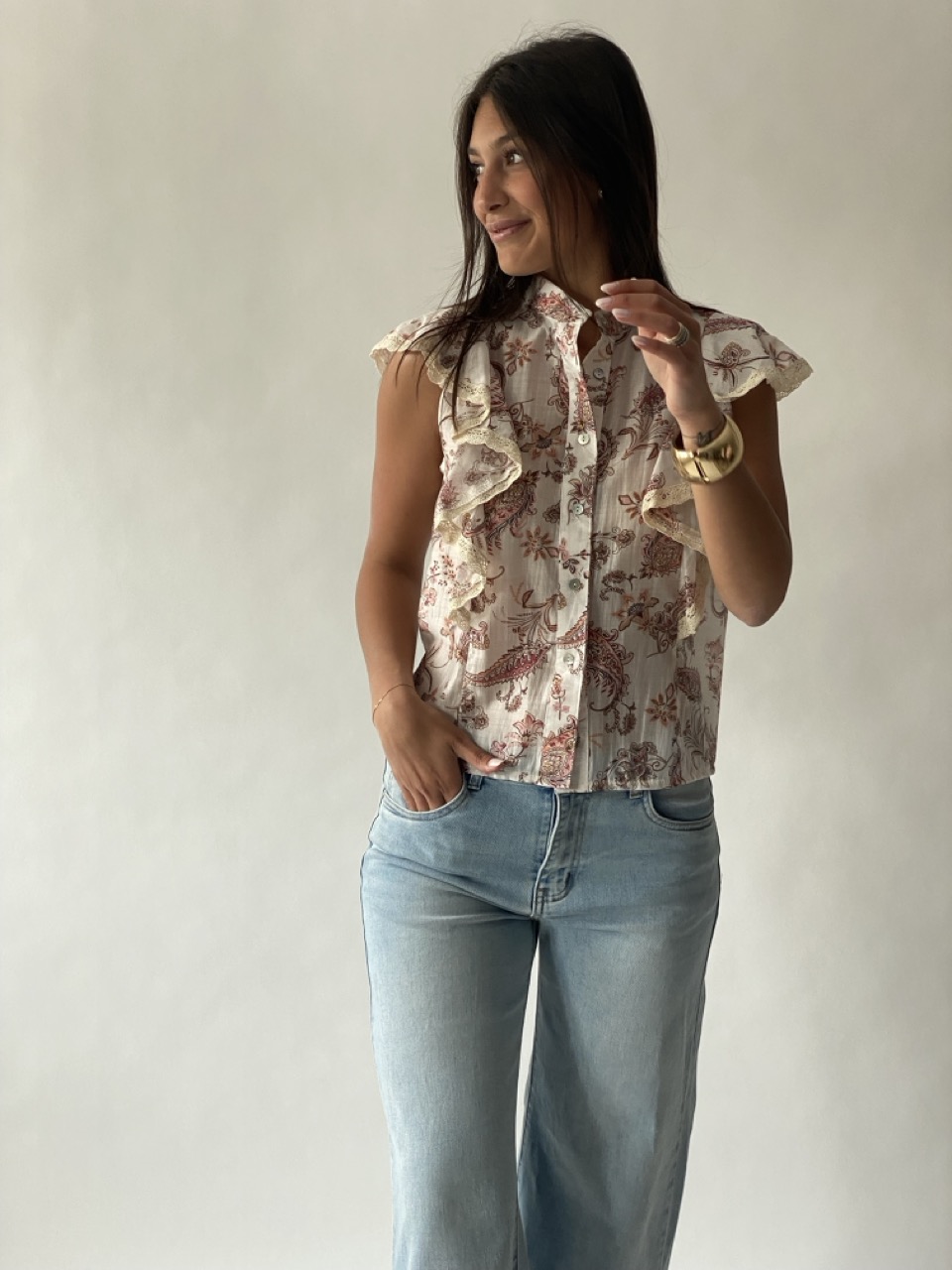 Camicetta in fantasia SUSY MIX 253045N