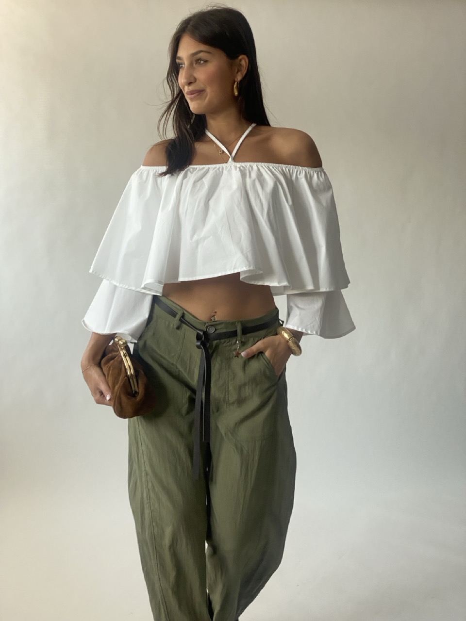 Top con volant SUSY MIX S32381
