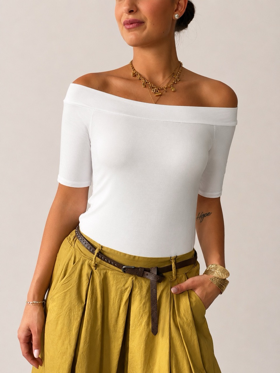 Maglia con scollo a barchetta 113 - immagine 2