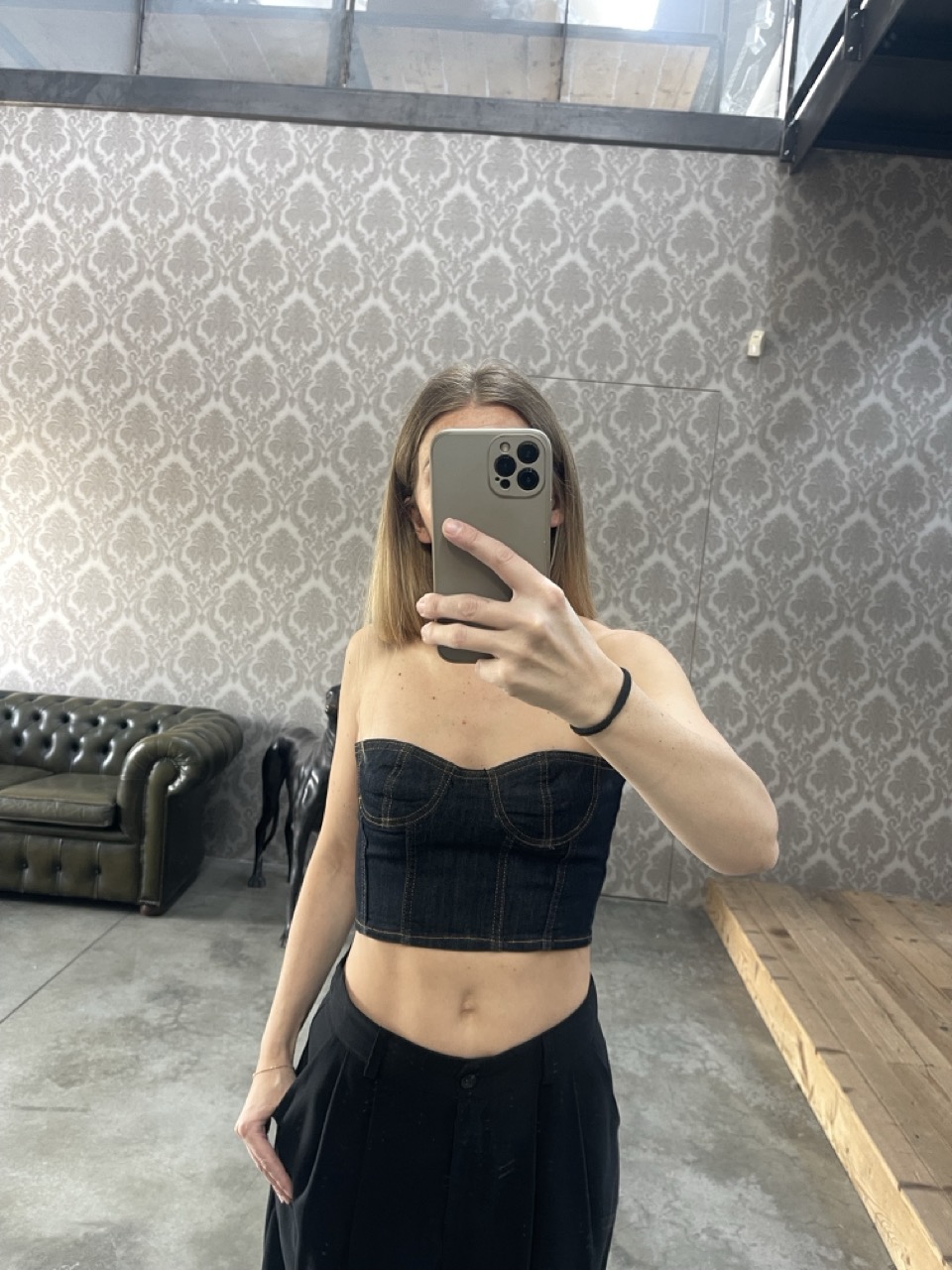Top in jeans LIU-JO UF3153 - immagine 2