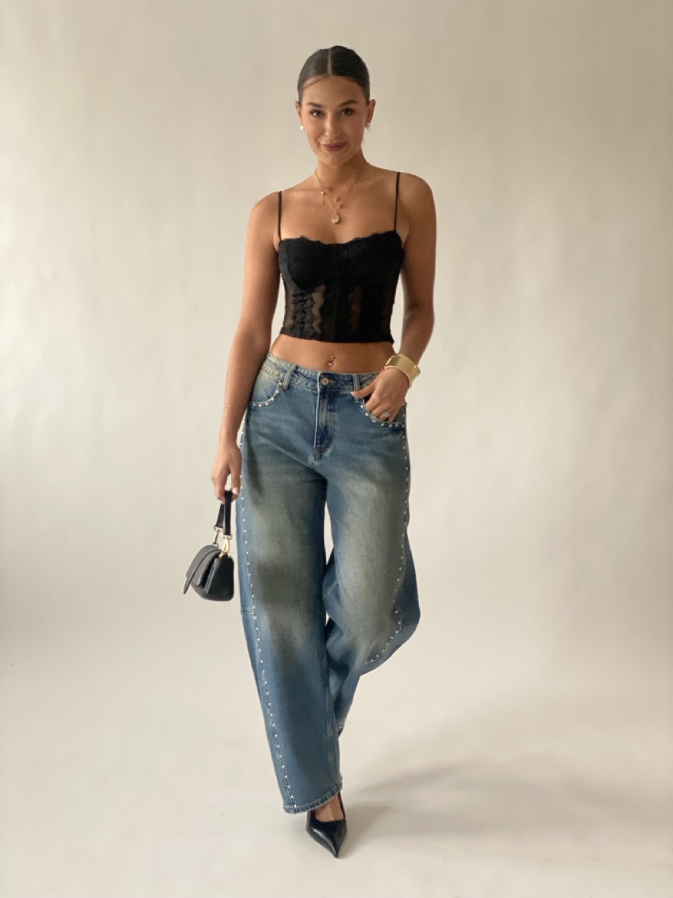 Jeans balloon D749