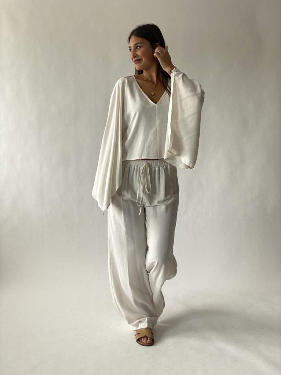 Pantalone a palazzo SUSY MIX PN15981 - immagine 2