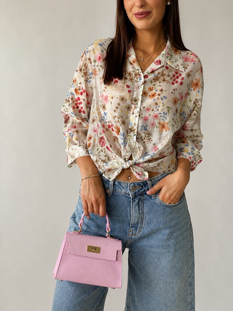 Camicia in fantasia 3666T56