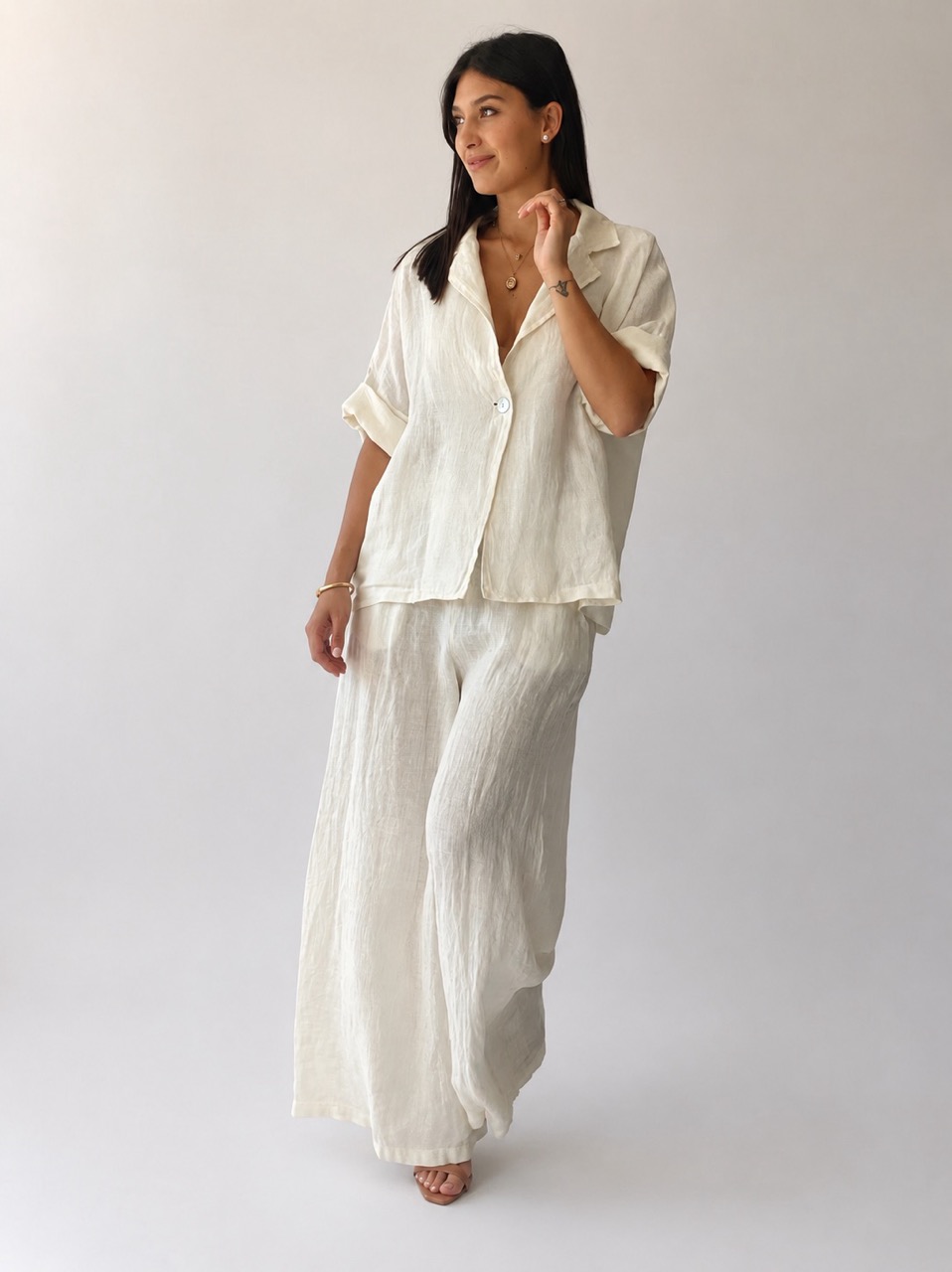 Pantalone in lino SUSYMIX 25305126 - immagine 2