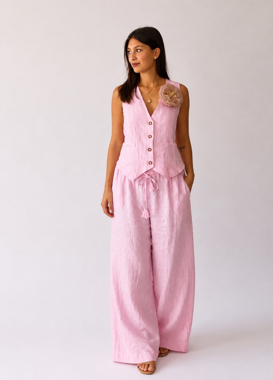 Gilet con spilla MOTEL S26JL23 - immagine 2