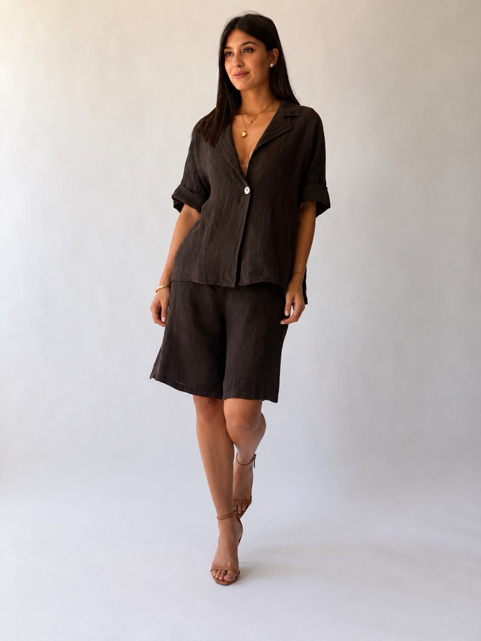 Bermuda in lino SUSY MIX 25304826
