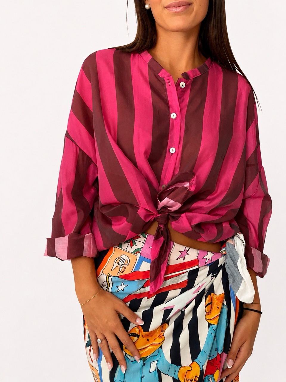 Camicia in fantasia 21504