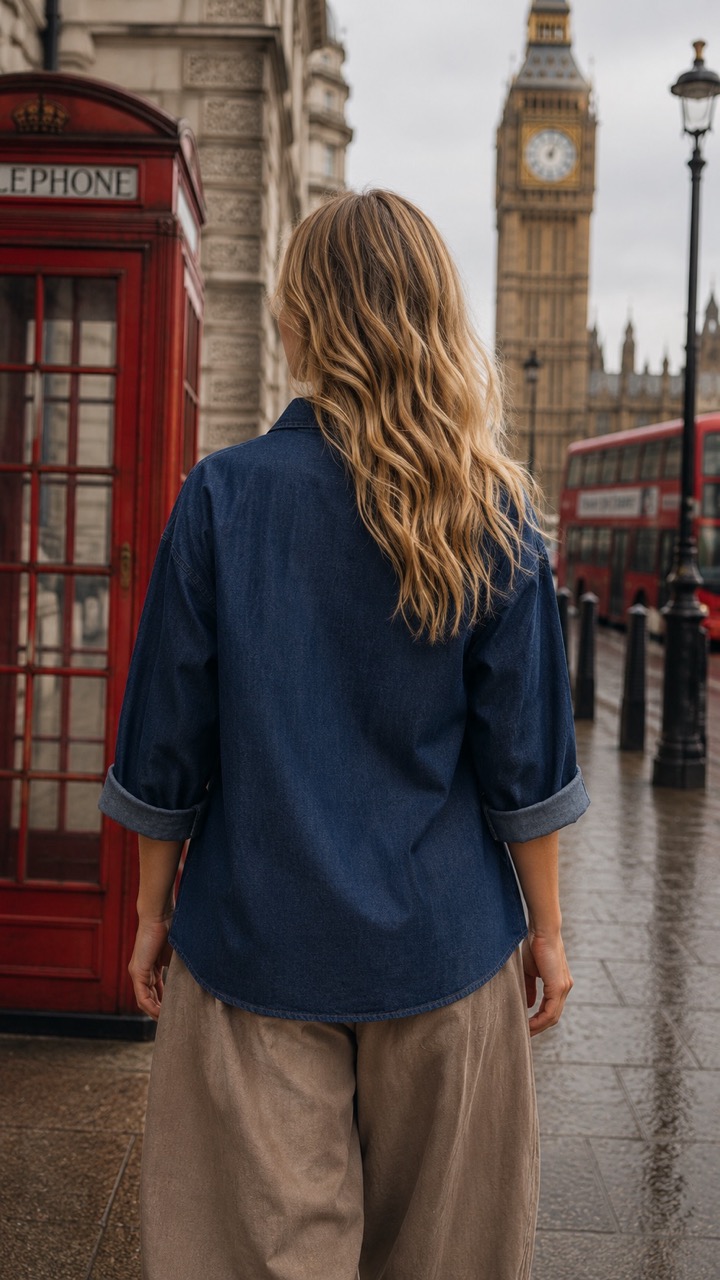 Camicia chambray - immagine 2