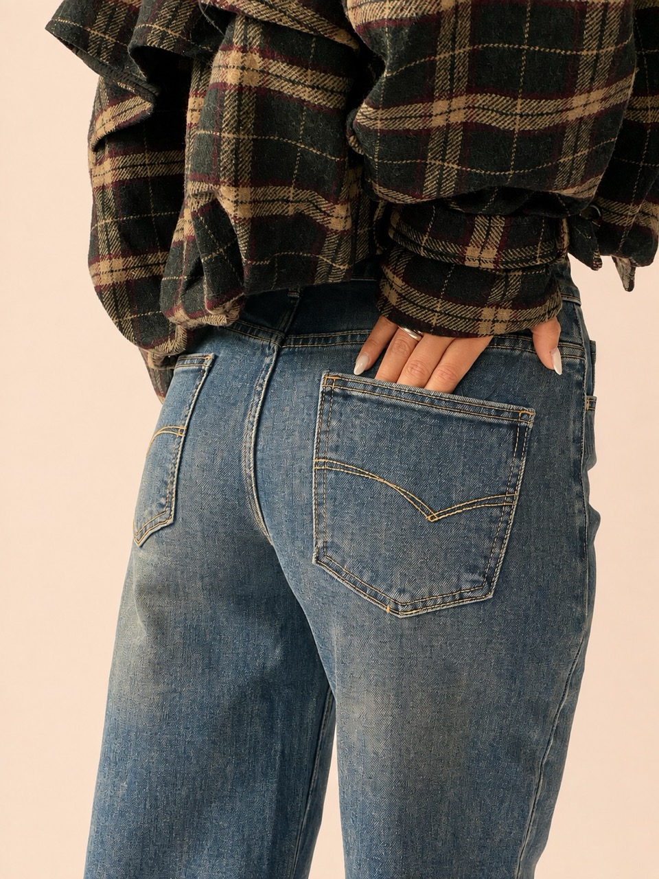 Jeans a palazzo T8003 - immagine 3