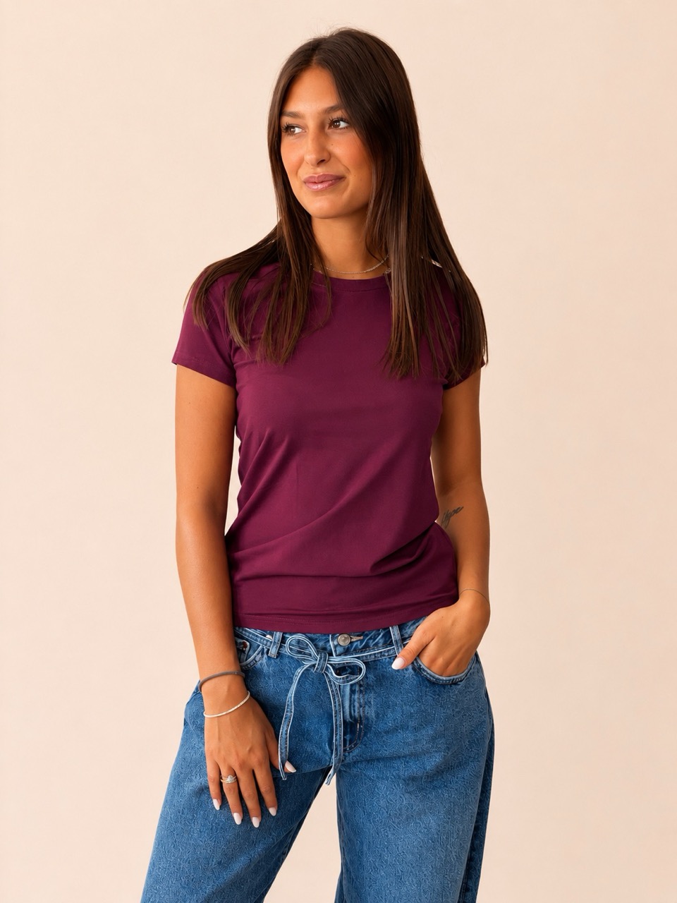 T-shirt basica 895 - immagine 2