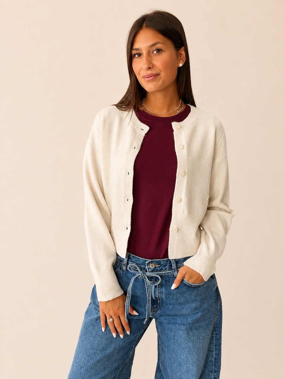 Cardigan in maglia C-3607# - immagine 2