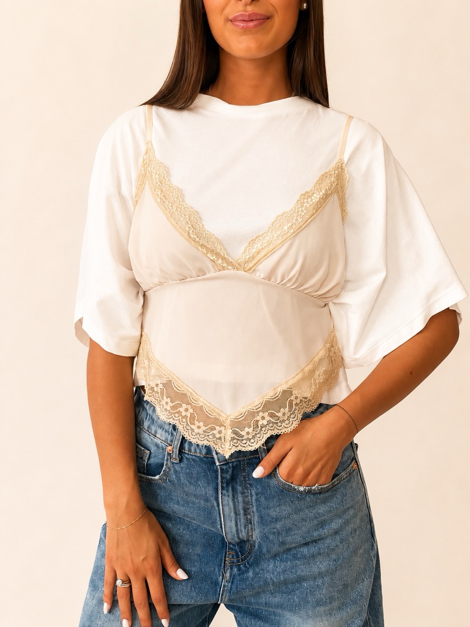 T-shirt combinata SUSY MIX SH003847