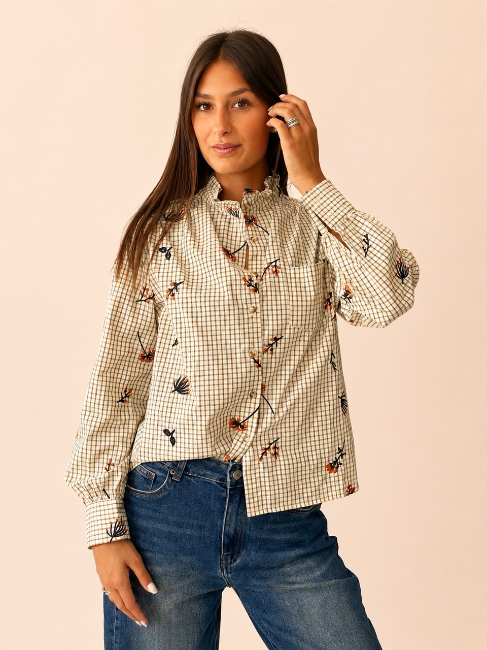 Camicia in fantasia AL1735