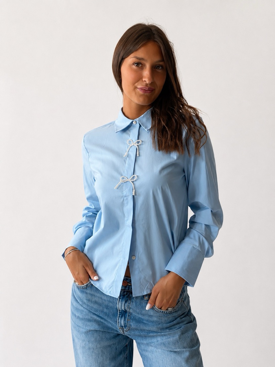 Camicia con fiocchi ONLY 15376883 - immagine 2