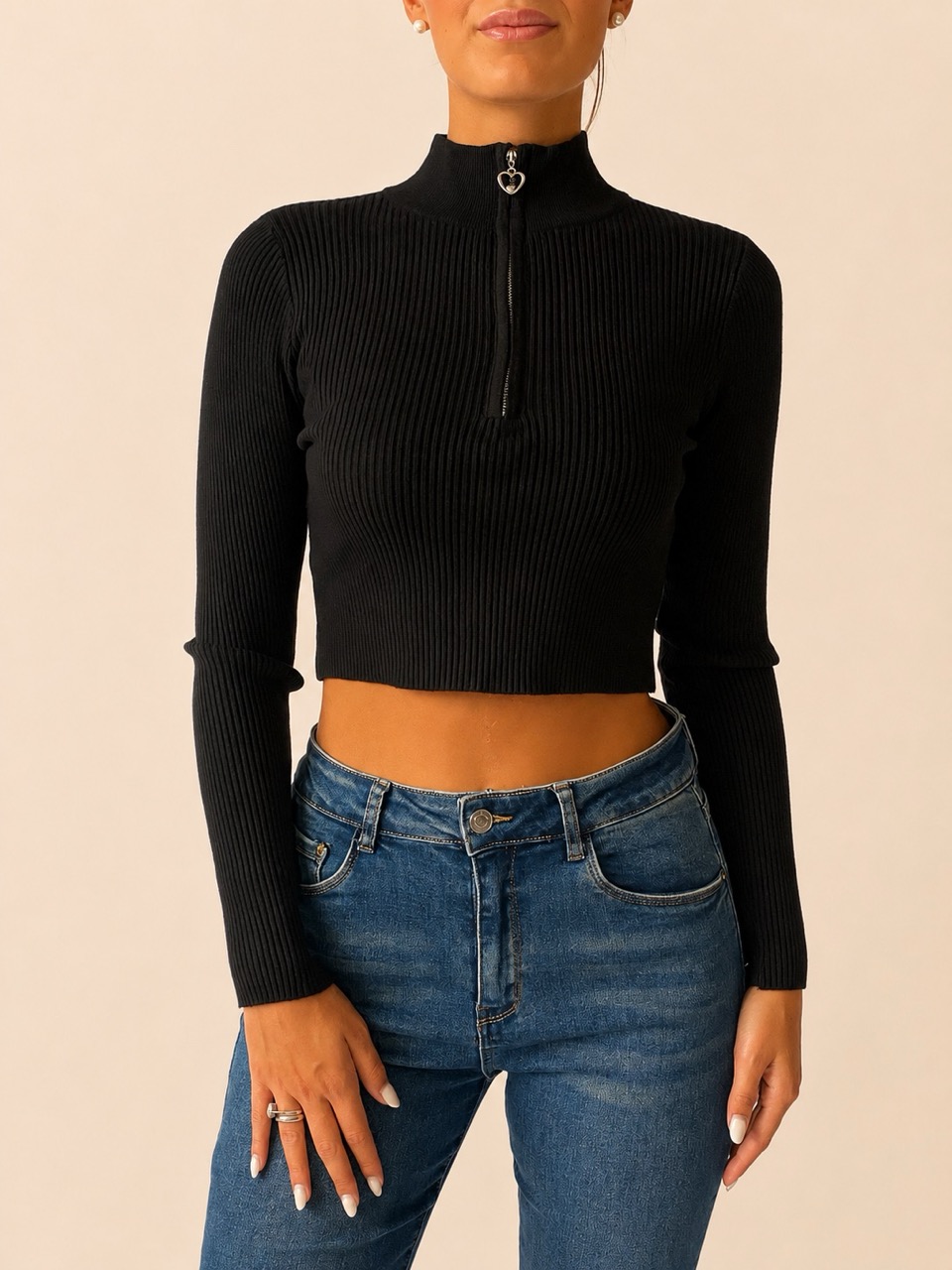 Maglioncino crop DZ93945 - immagine 3