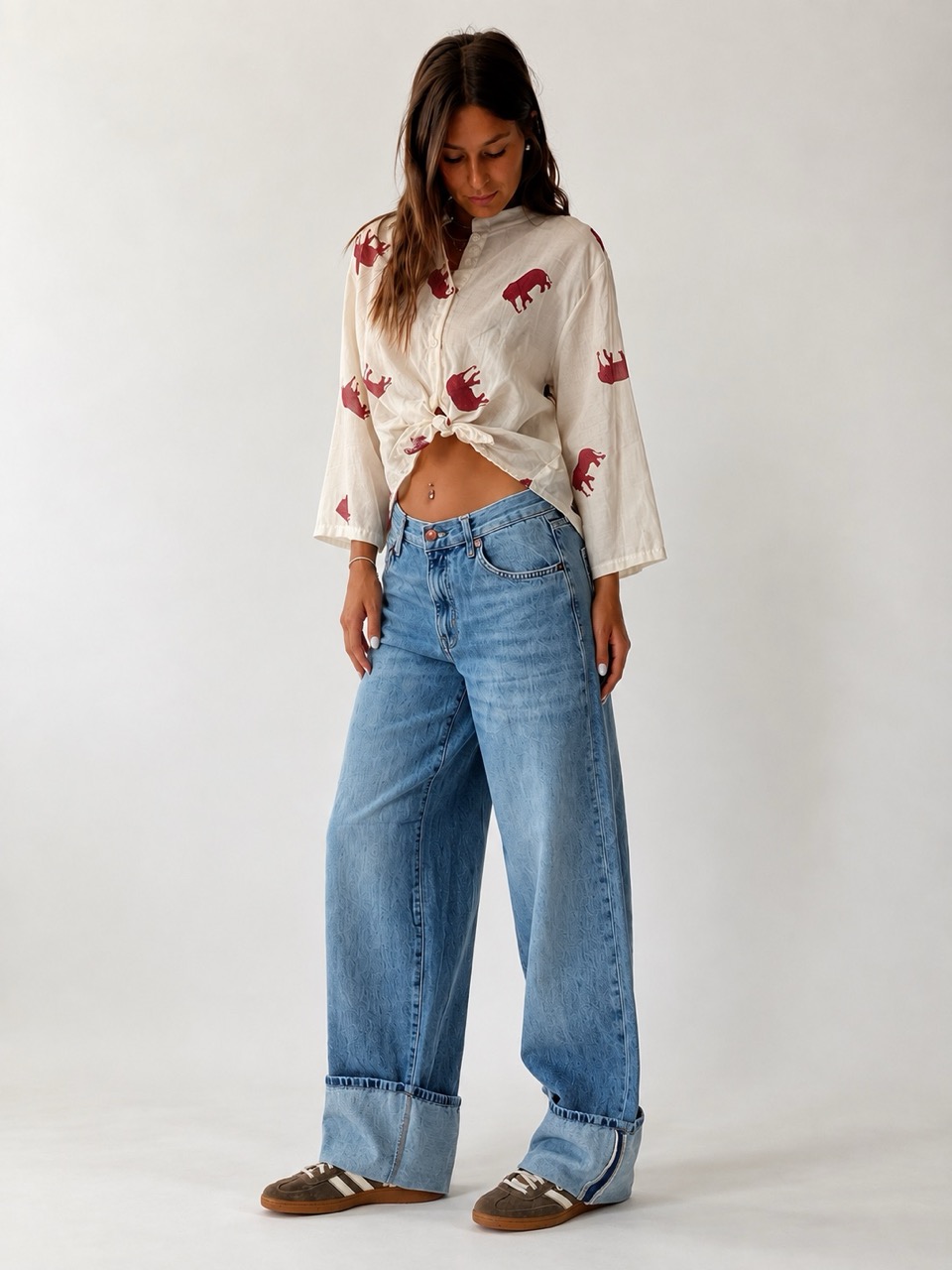 Jeans a palazzo ONLY 15364282 - immagine 2