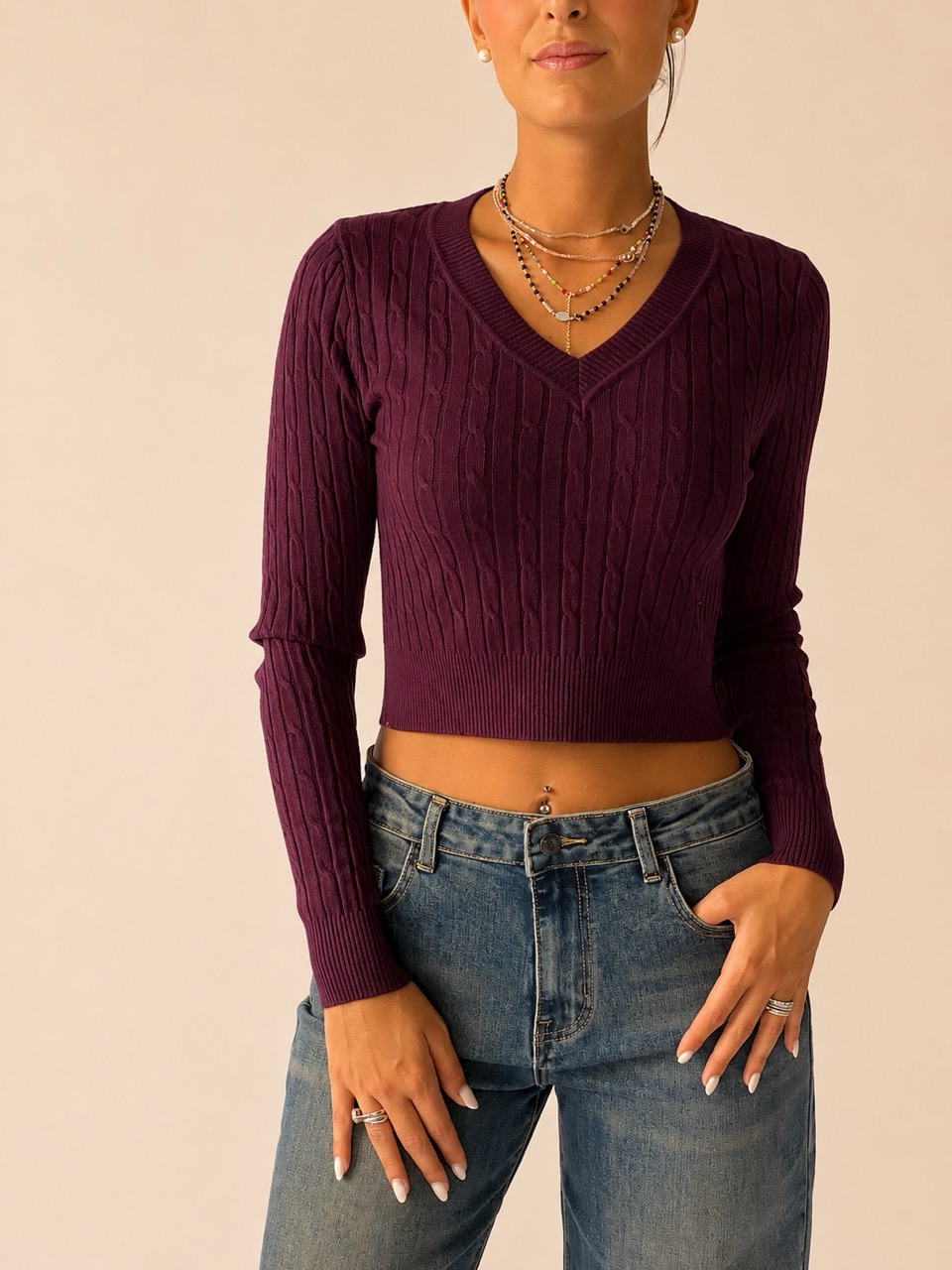 Maglioncino crop DZ93925