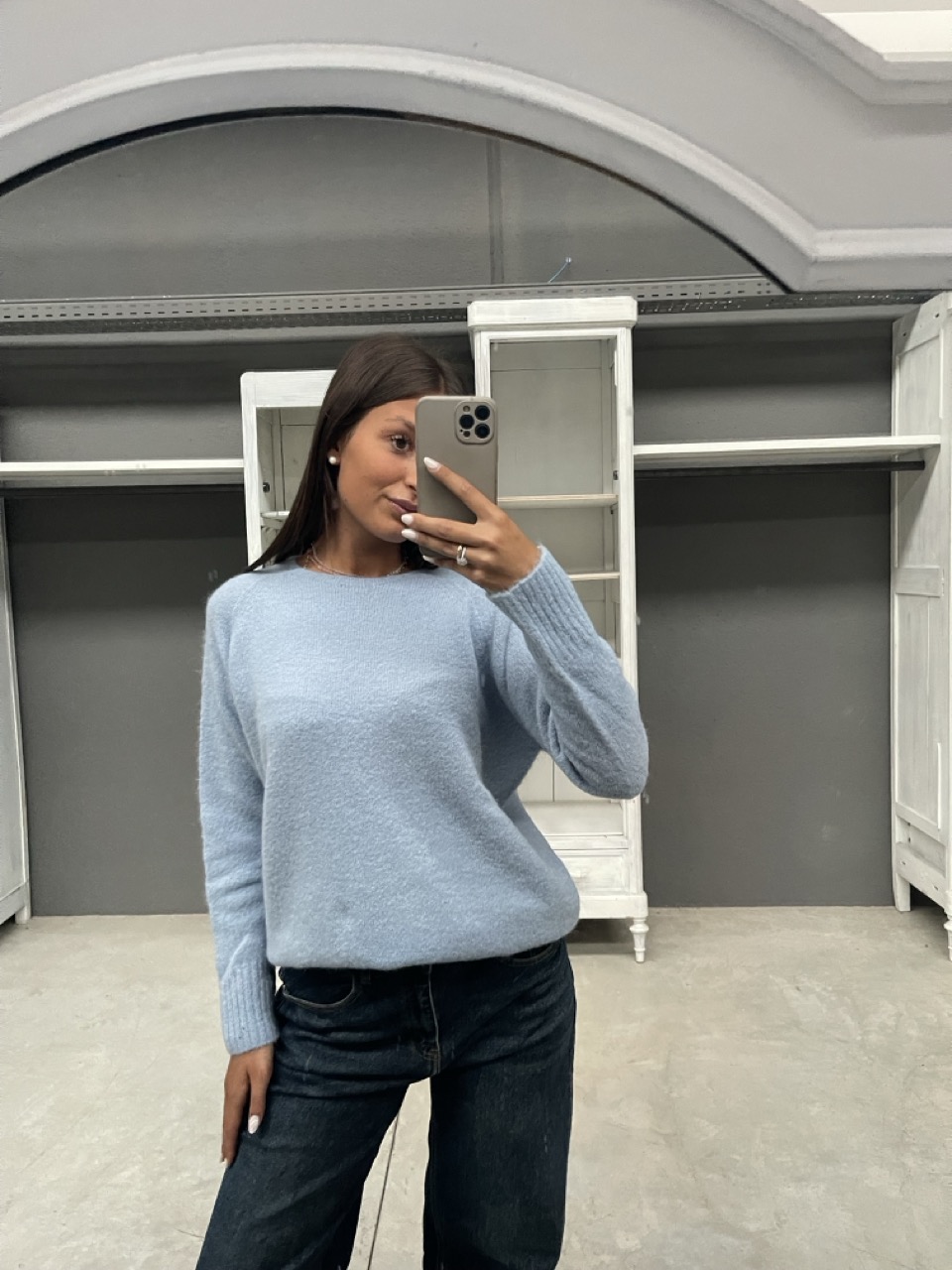 Maglione ANGELA DAVIS QI9PA87AZZURRO