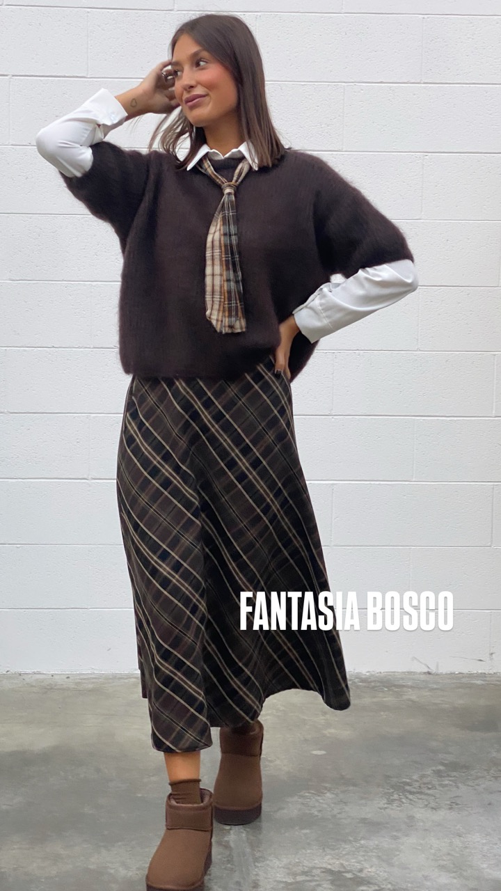 Gonna scozzese midi 1166 - immagine 4