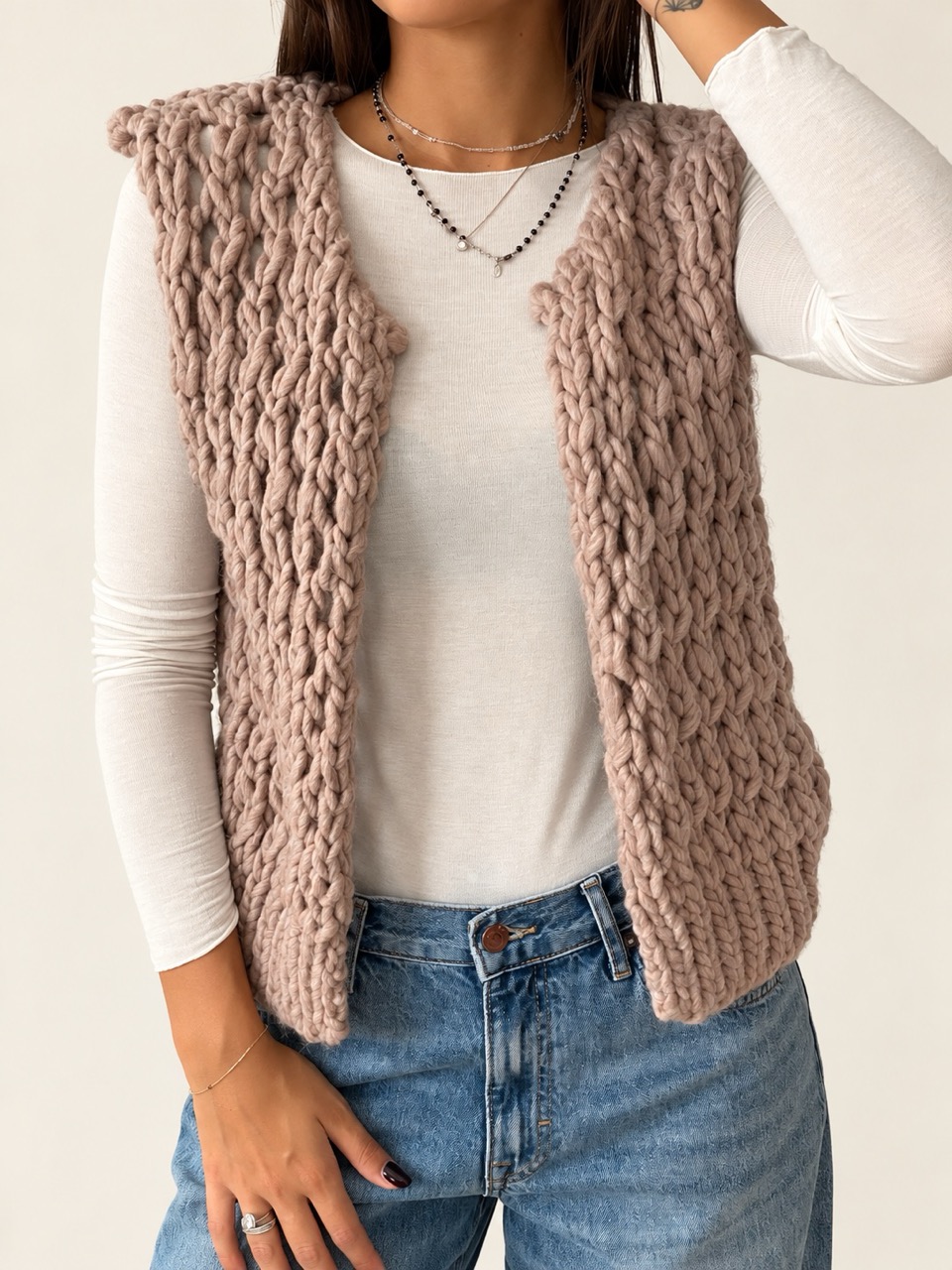 Gilet in crochet 26405